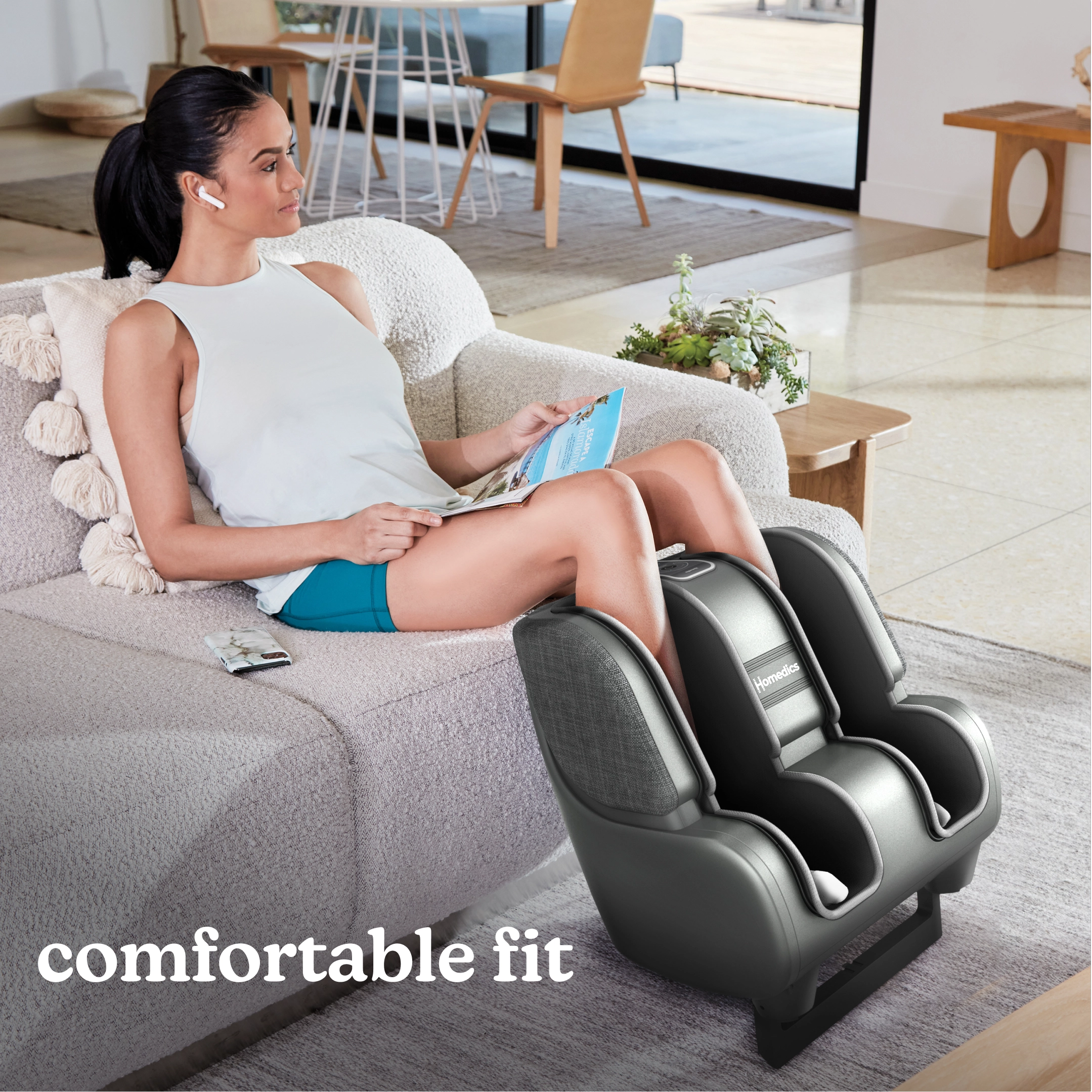 Deluxe Foot & Calf Massager with Heat