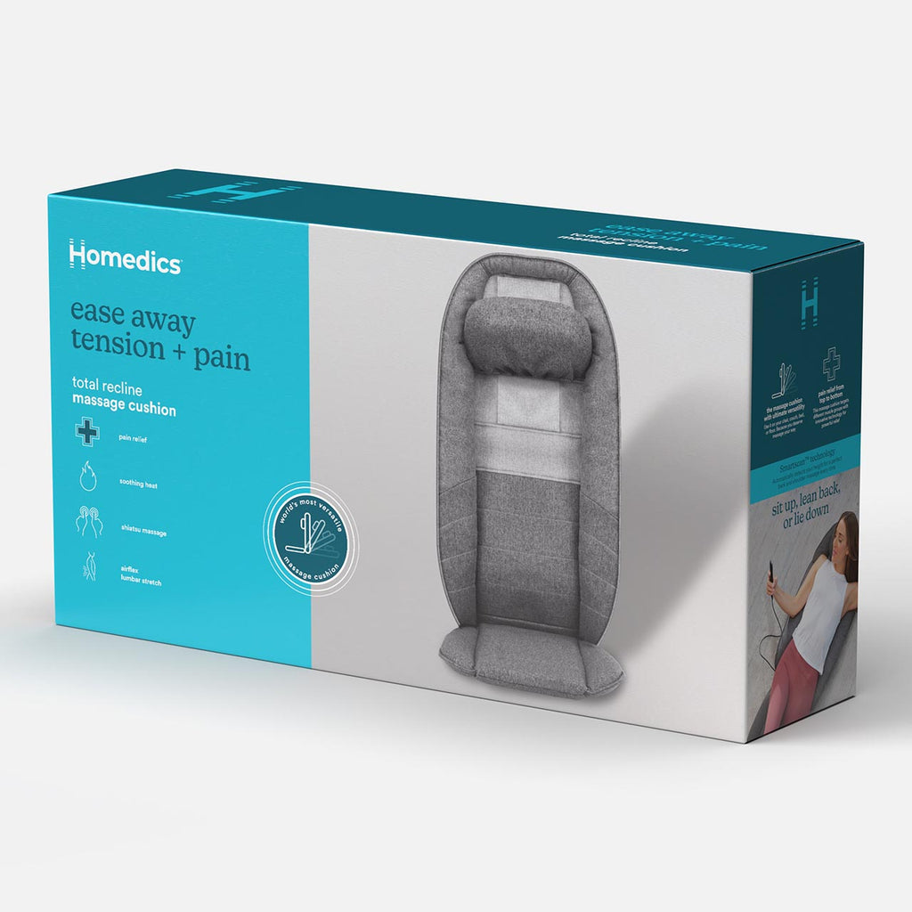 Total Recline Shiatsu Massage Cushion