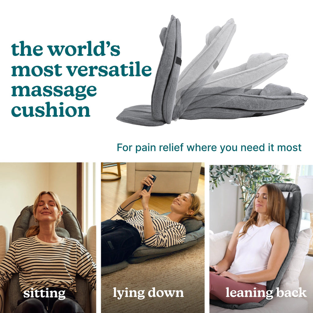Total Recline Shiatsu Massage Cushion