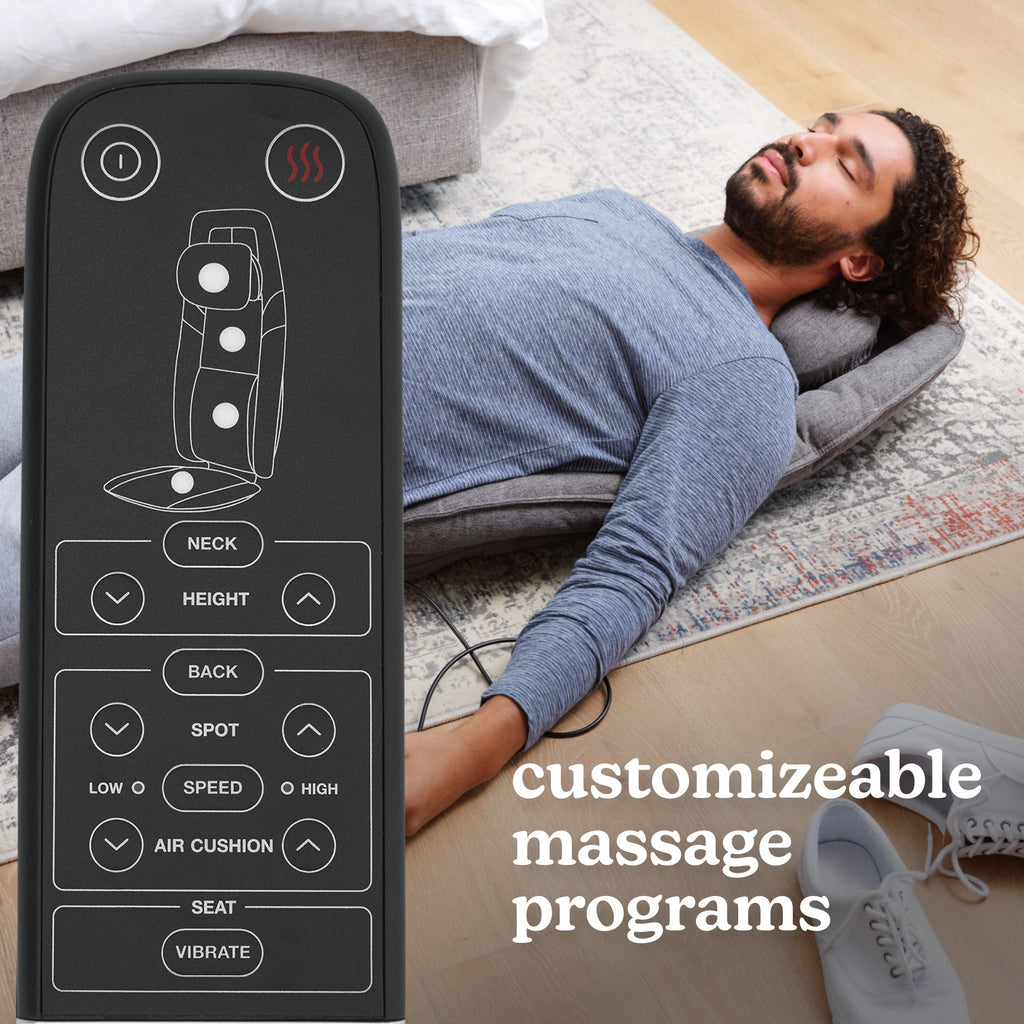 Total Recline Shiatsu Massage Cushion