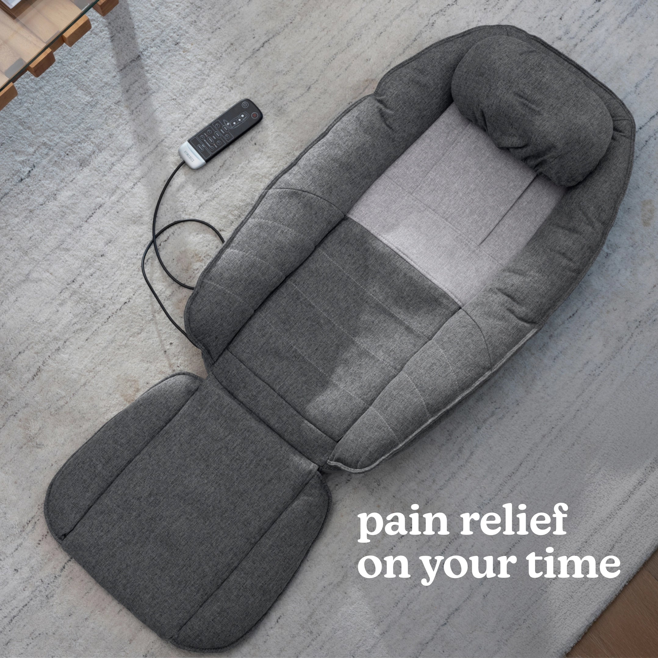 Total Recline Shiatsu Massage Cushion