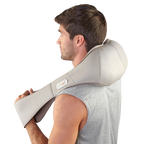 Quad Action Shiatsu Kneading Neck & Shoulder Massager With Heat
